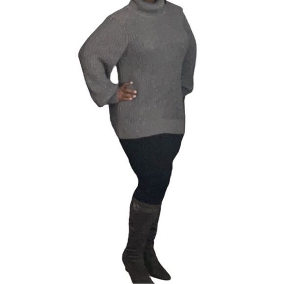 1x-3x Turtleneck Sweater - Picture 2 of 6